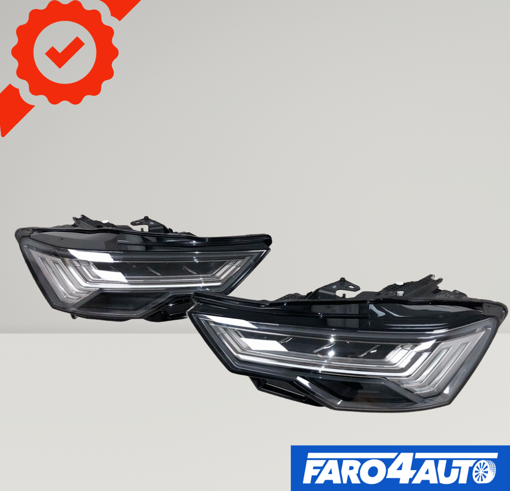 AUDI A6 C8, FULL LED PHARES DROIT + GAUCHE
