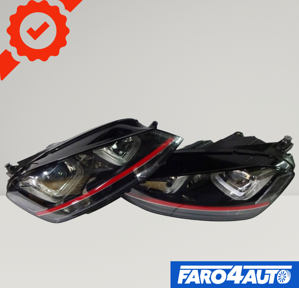 PHARES XENON DROIT ET GAUCHE POUR VOLKSWAGEN VW GOLF GTI VII