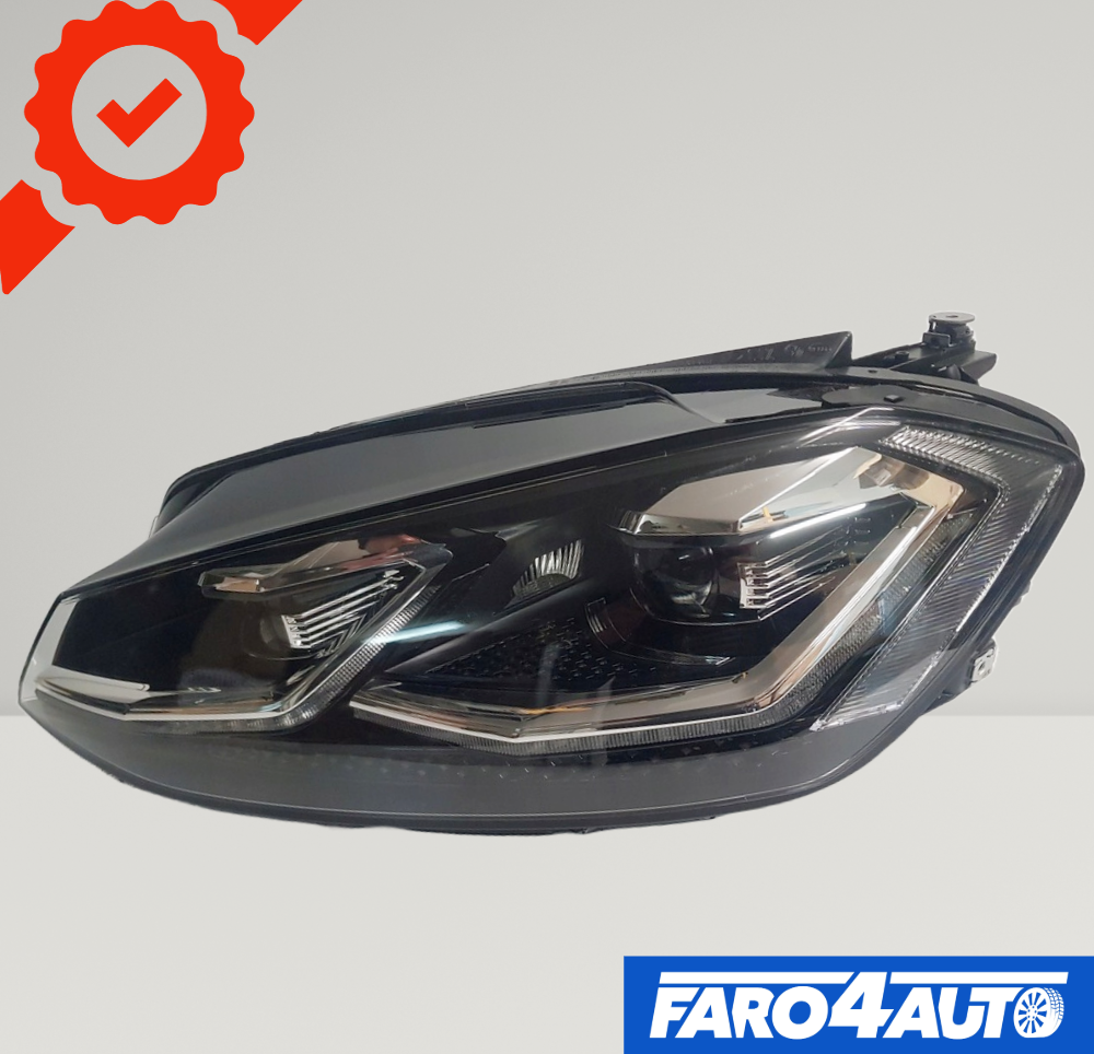 VOLKSWAGEN VW GOLF 7 VII, PHARE GAUCHE FULL LED