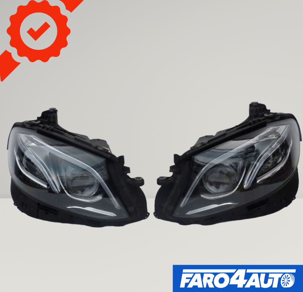 MERCEDES E CLASS W213, FULL LED PHARES LATÉRAUX DROIT + GAUCHE