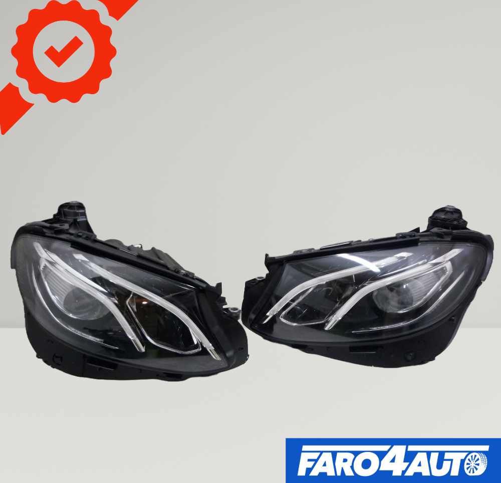 MERCEDES CLASSE E W213, PHARES FULL LED DROITE + GAUCHE