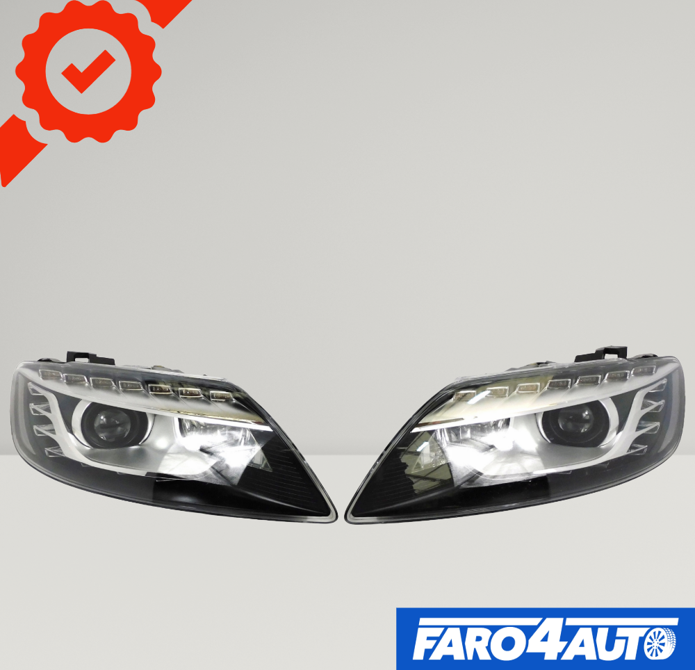 AUDI Q7, PHARES AVANT XENON LED DROIT + GAUCHE