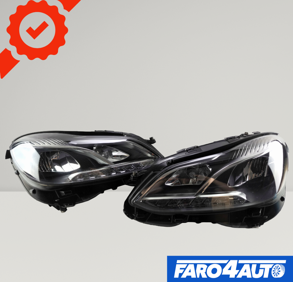 MERCEDES E CLASS W212, LED PHARES DROIT + GAUCHE