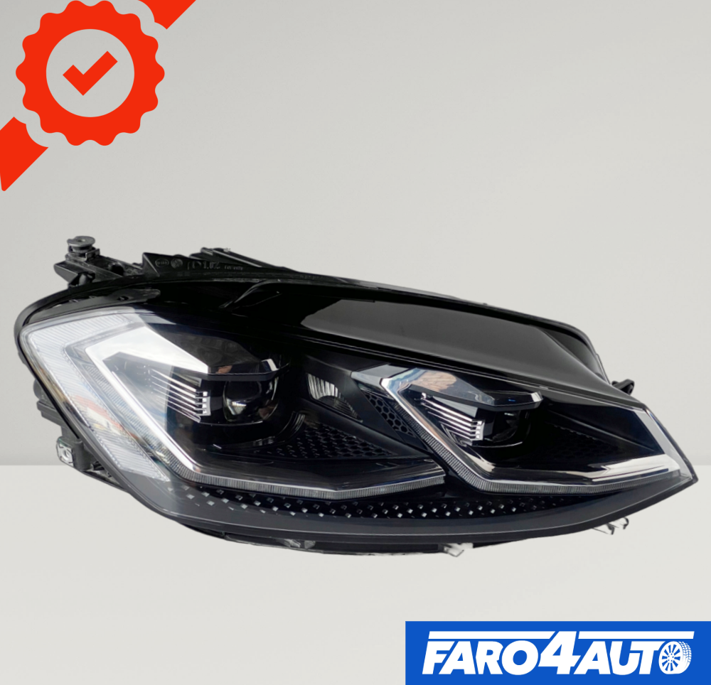 VOLKSWAGEN VW GOLF 7 VII, PHARE CÔTÉ DROIT FULL LED