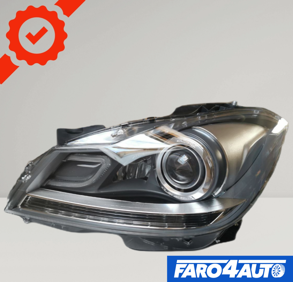MERCEDES CLASSE C W204, PHARE CÔTÉ GAUCHE XENON