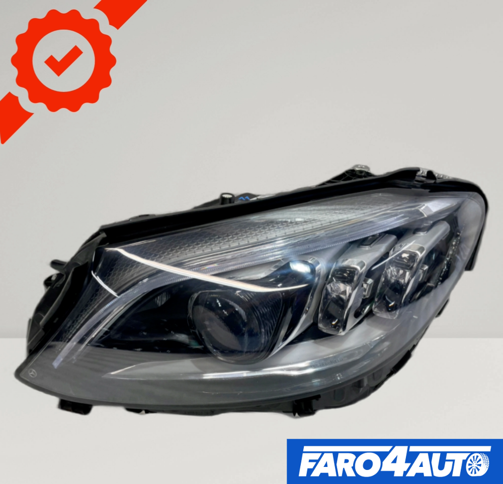 MERCEDES CLASSE C W205, PHARE CÔTÉ GAUCHE MULTIFAISCEAUX FULL LED