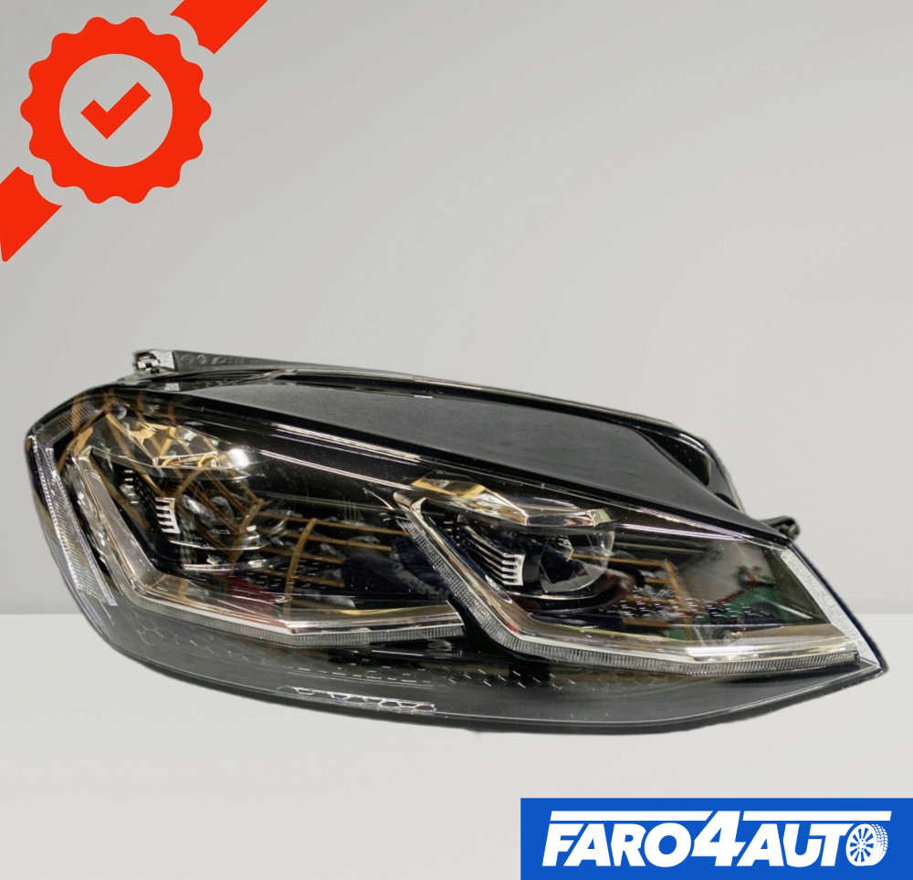 VOLKSWAGEN VW GOLF 7 VII, PHARE CÔTÉ DROIT FULL LED