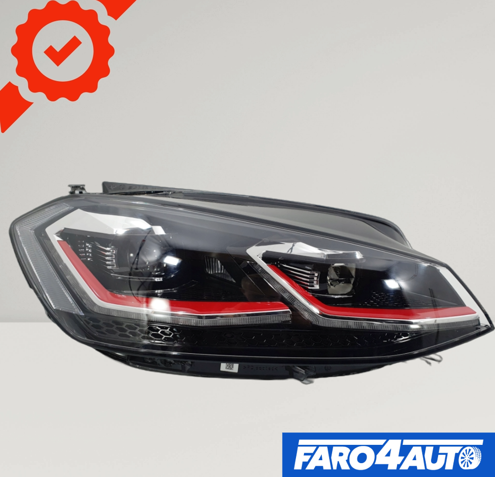 VOLKSWAGEN VW GOLF GTI VII, PHARE DROIT FULL LED