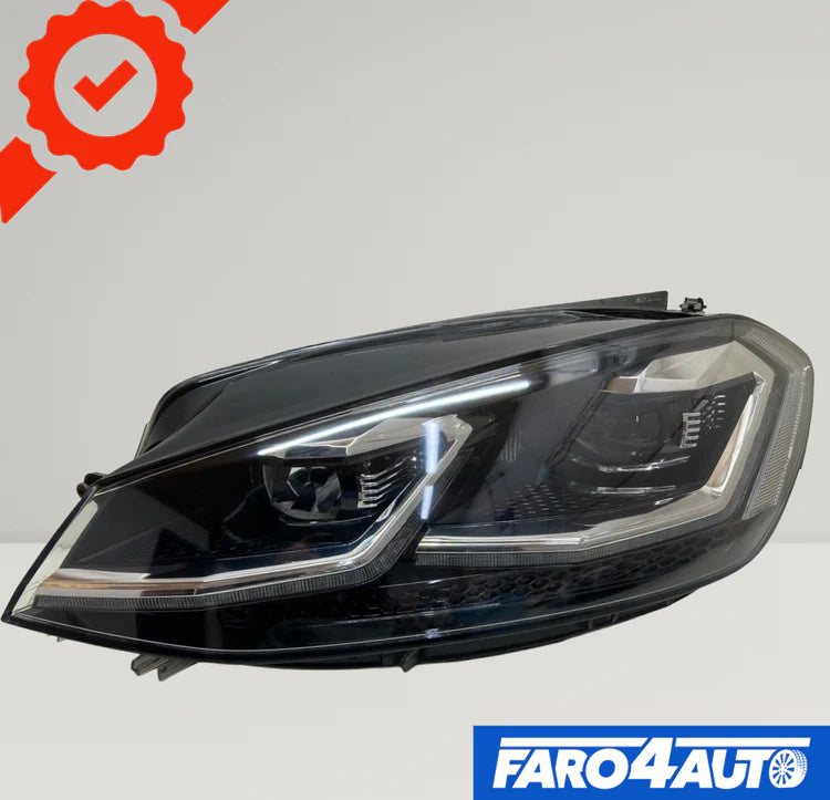 VOLKSWAGEN VW GOLF 7 VII, PHARES DROIT ET GAUCHE FULL LED