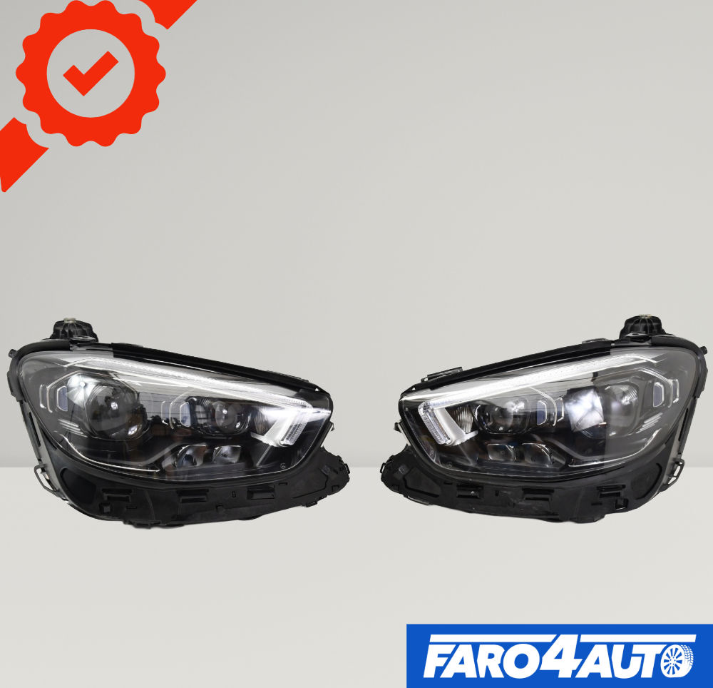 MERCEDES CLASSE E W213, PHARES AVANTS DROIT + GAUCHE À FULL LED