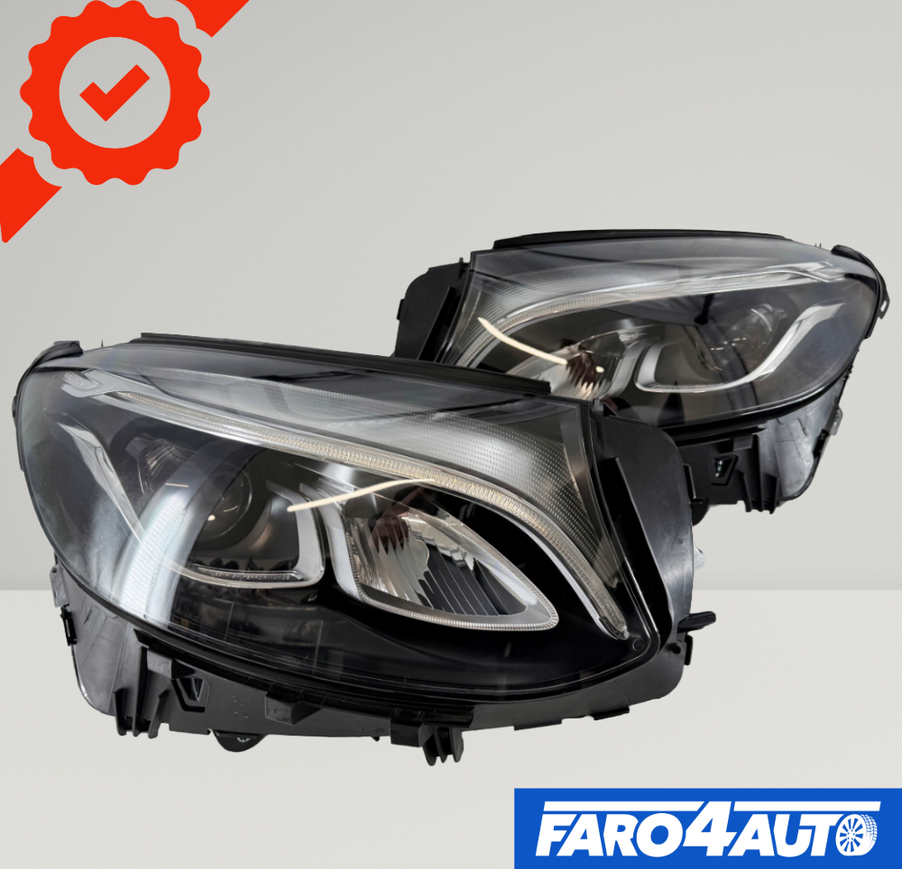 MERCEDES GLC W253, PHARES AVANT LED DROIT ET GAUCHE