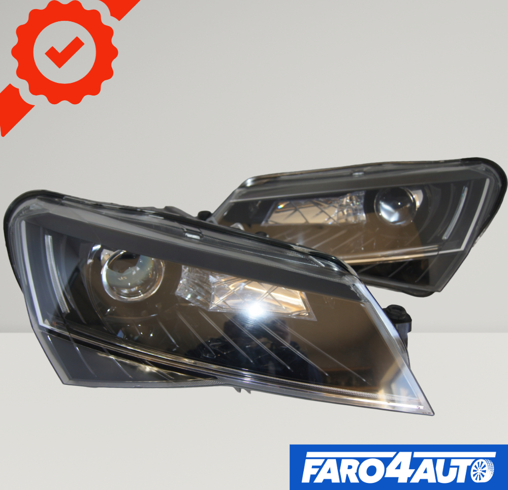 SKODA SUPERB 3 III, PHARES BI-XÉNON GAUCHE + DROIT