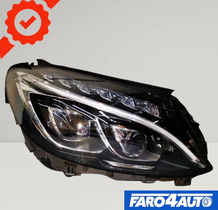 MERCEDES CLASSE C W205, 'FULL LED' PHARES CÔTÉ GAUCHE + CÔTÉ DROIT